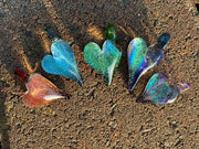 dichroic heart pendant